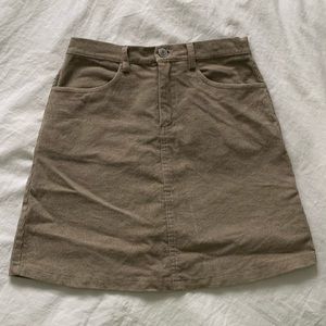 Brandy Melville Corduroy Skirt